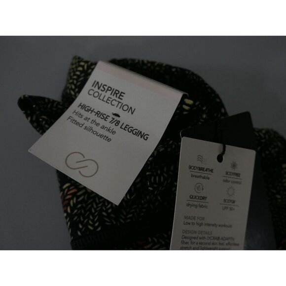 CALIA Women's Inspire High Rise 7/8 Leggings - Serpent Print & Black XXS - Picture 4 of 7